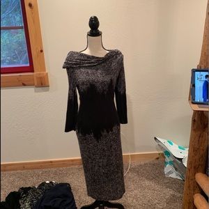 Maxi dress stretchy    Wool and elastase